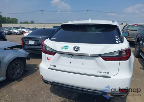 2021 Lexus Rx 350 F Sport Appearance from USA, damaged, VIN 2T2SZMDA3MC303807